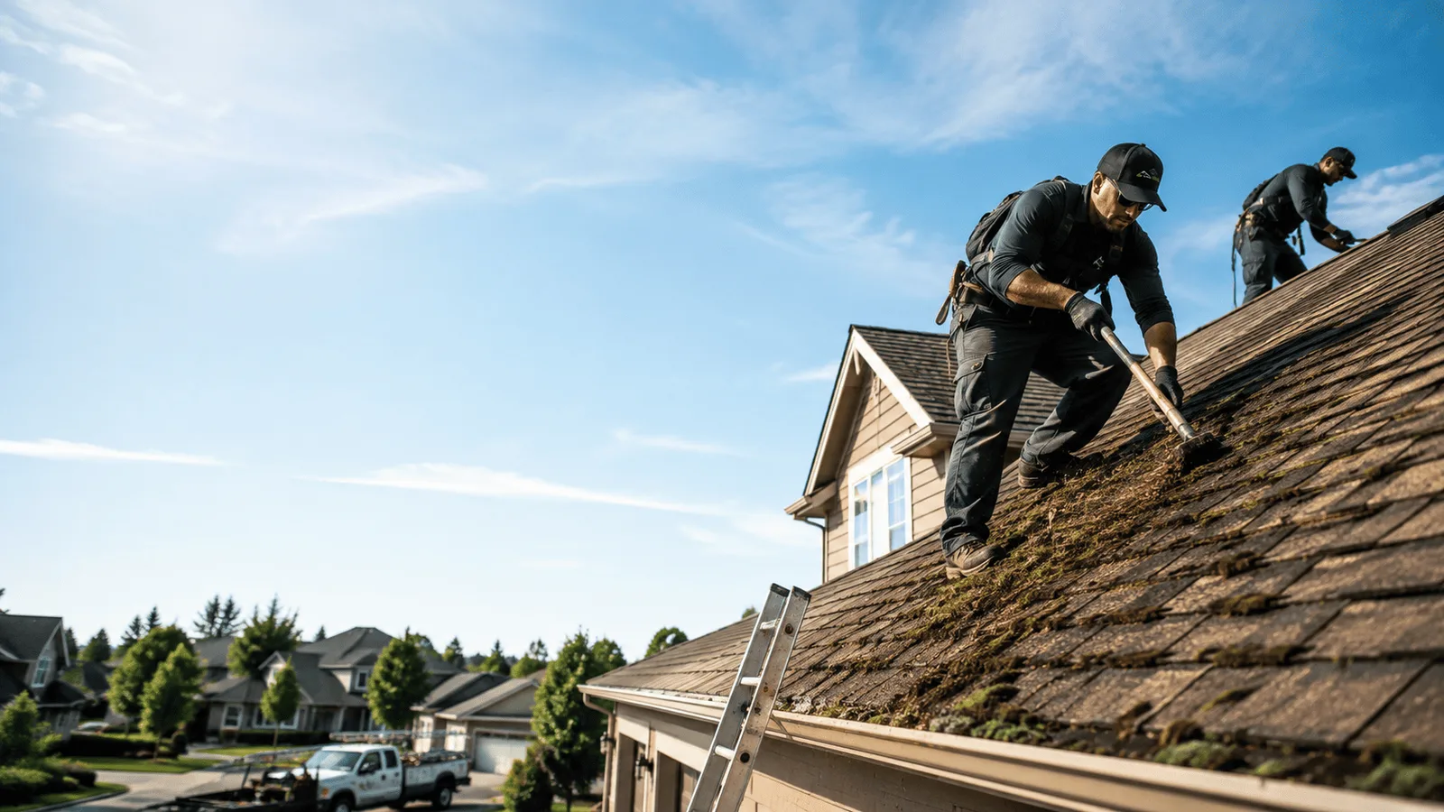 Roof Moss Removal in Kingston, MI near me